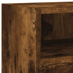 Berkfield Versatile 5 Piece Tv Wall Units Smoked Oak Engineered Wood - thumbnail 9