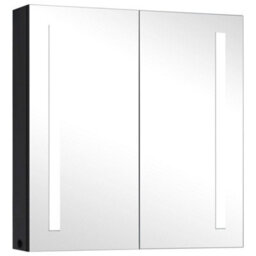 Berkfield Stylish Led Bathroom Mirror Cabinet 62X14X60 Cm - thumbnail 1