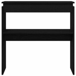 Walplus Console Table Black Oak 80 X 30 X 80 Cm Engineered Wood - thumbnail 6