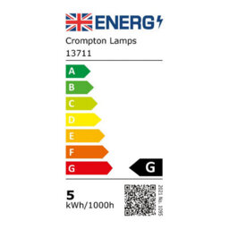 Crompton Lamps Led Gls 4.5W B22 Harlequin Ip65 Pink Translucent (3 Pack) - thumbnail 3