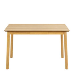 Furniture To Go Barlow Rectangular Dining Table In Matt Oak Included 4 Barlow Dining Chair In Matt Oak - thumbnail 3