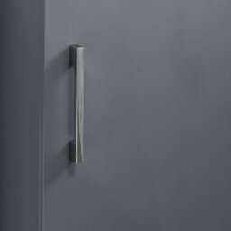 Affine Modern Bathroom Basin Sink Vanity Unit Wall Hung 1 Tap Hole 400mm Gloss Grey - thumbnail 5