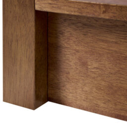 Beliani Four Poster Bed Wood Herliere 180 X 200 Cm (Eu Super King) Dark Brown - thumbnail 8