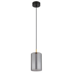 Luminosa Lighting Luminosa Lampigna Slim Pendant Ceiling Light Matt Black Opal Glass Shade Led 3000K - thumbnail 2