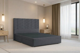 "Nexus Amalfi Plush Divan, Steel, 54"" Headboard, 2 Drawers Same Side, Open Coil Mattress, Single" - thumbnail 5