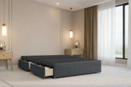 "Nexus Amalfi Plush Divan, Steel, 54"" Headboard, 2 Drawers Same Side, Open Coil Mattress, Single" - thumbnail 6