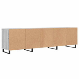 Berkfield Sturdy Tv Cabinet Grey Sonoma 150X30X44.5 Cm Engineered Wood - thumbnail 8