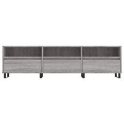 Berkfield Sturdy Tv Cabinet Grey Sonoma 150X30X44.5 Cm Engineered Wood - thumbnail 5