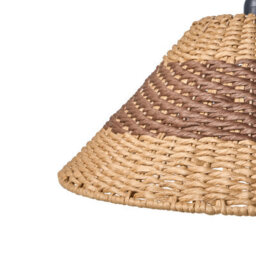 Wyld And Coco Pendant Lamp Paper Rope Natural Ceiling Light With Plaited Shade, W50 X D50 X H104Cm - thumbnail 7