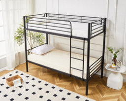 Newby Industrial Metal Bunk Bed Black - thumbnail 4