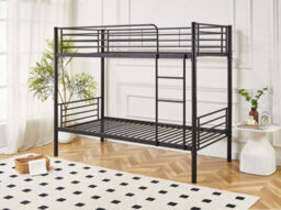 Newby Industrial Metal Bunk Bed Black - thumbnail 1