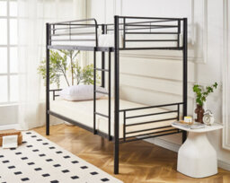 Newby Industrial Metal Bunk Bed Black - thumbnail 2