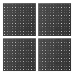4 Piece Metal Pegboard Wall Organizer  For Walls - thumbnail 4