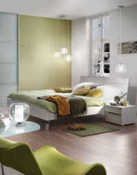 Stylish Chrome Pendant Ceiling Light With White Satin Glass Shade And E27 Bulb Holder - thumbnail 3