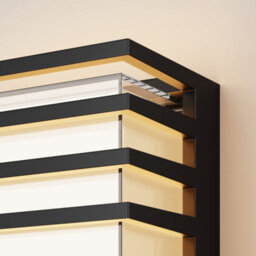 Luminosa Lighting Luminosa Downing Street Outdoor Modern Wall Lamp Black 3000K 380Lm Ip65 - thumbnail 2