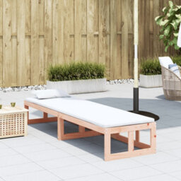 Walplus Garden Sofa Bench Extendable Solid Wood Douglas For Garden, Terrace, Patio - Cushion Not Included - thumbnail 4