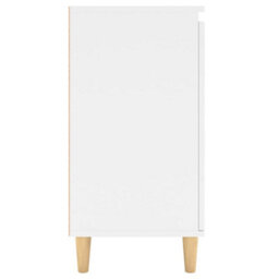 Vidaxl Sideboard With Solid Wood Legs White 60X35X70 Cm Engineered Wood - thumbnail 6