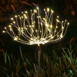 Amorly 5 Pack Solar Outdoor Stake Lights, 8 Modes Twinkling Copper Wire Decorative Landscape Lights For Garden Yard Patio Holiday Decor - thumbnail 6