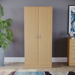 Lassic Vida Designs Riano Pine 2 Door Wardrobe (H)1700mm (W)760mm (D)470mm - thumbnail 3