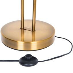 GoodHome Pulmoz Satin Antique Brass Effect Led Mother & Child Floor Light - thumbnail 8