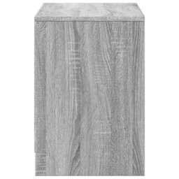 Berkfield Tv Cabinet With Led Grey Sonoma 100X34X50 Cm Engineered Wood - thumbnail 7
