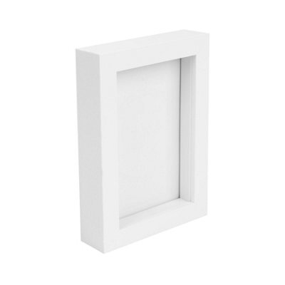 "Nicola Spring 4 X 6"" Photo Frame - 3D Photo Frame Picture Frame Box Portrait Display Case With Spacer (17.5 X 12.5Cm)" - image 1