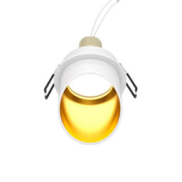 Luminosa Lighting Luminosa Maytoni Lipari Recessed Downlight White, Gold Gu10 - thumbnail 2