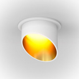 Luminosa Lighting Luminosa Maytoni Lipari Recessed Downlight White, Gold Gu10 - thumbnail 1