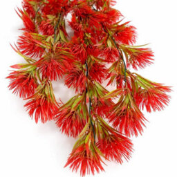 Leaf 75Cm Artificial Red Thistle Trailing Hanging Plant Faux Floral - thumbnail 3