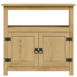 Berkfield Tv Cabinet Mexican Pine Corona Range 80X43X78 Cm - thumbnail 4