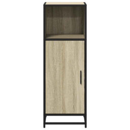 Berkfield Bathroom Cabinet Sonoma Oak 35X37.5X100 Cm Engineered Wood - thumbnail 5