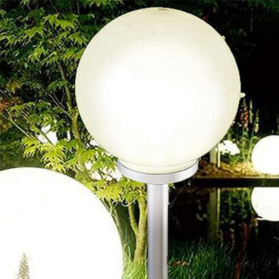 Geezy Solar Outdoor Garden Stake Light Dusk To Dawn Globe Light Patio Lawn Yard 30 Cm - image 1