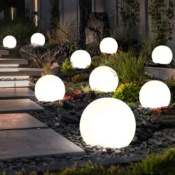 Geezy Solar Outdoor Garden Stake Light Dusk To Dawn Globe Light Patio Lawn Yard 30 Cm - thumbnail 8