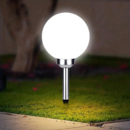 Geezy Solar Outdoor Garden Stake Light Dusk To Dawn Globe Light Patio Lawn Yard 30 Cm - thumbnail 3