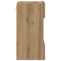Berkfield Durable Wall Cabinets With Led Lights For Tv 2 Pcs Artisan Oak 40X30X60,5 Cm - thumbnail 8
