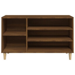 Berkfield Elegant Shoe Cabinet Brown Oak 102X36X60 Cm Engineered Wood - thumbnail 5