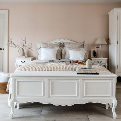 Statement Furniture Juliette Large Wooden Blanket Box - White - image 1