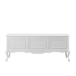 Statement Furniture Juliette Large Wooden Blanket Box - White - thumbnail 4