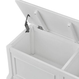 Statement Furniture Juliette Large Wooden Blanket Box - White - thumbnail 8