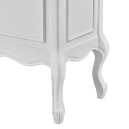 Statement Furniture Juliette Large Wooden Blanket Box - White - thumbnail 9