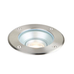 Luminosa Lighting Luminosa Pillar Tilt Outdoor Recessed Ground Light Brushed Stainless Steel & Clear Glass Ip67 - thumbnail 5