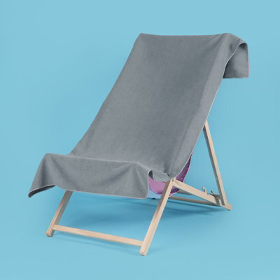 OHS Plain Microfibre Quick Dry Beach Towel Bathroom - image 1