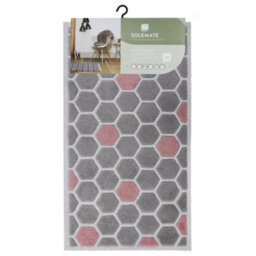 JVL Solemate Hand Carved Honeycomb Door Mat, 57 X 100 Cm - thumbnail 2