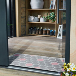 JVL Solemate Hand Carved Honeycomb Door Mat, 57 X 100 Cm - thumbnail 7
