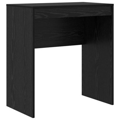 Berkfield Modern Writing Desk Black Oak Engineered Wood 70 X 40 X 76 Cm