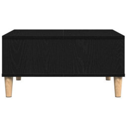 Berkfield Black Oak Coffee Table - 60X60X30 Cm, Made Of Engineered Wood - thumbnail 7