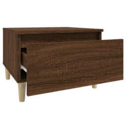 Berkfield Side Tables 2 Pcs Brown Oak 50X46X35 Cm Engineered Wood - thumbnail 9