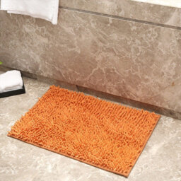 Extra Large Chenille Bath Mat Soft Bathroom Rugs Water Absorbent Pedestal Mats Dark Brown 40 X 120 Cm - thumbnail 6