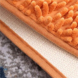 Extra Large Chenille Bath Mat Soft Bathroom Rugs Water Absorbent Pedestal Mats Dark Brown 40 X 120 Cm - thumbnail 4