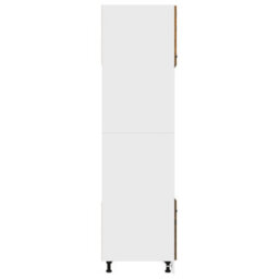 Vidaxl Microwave Cabinet Lyon Smoked Oak 60X57X207 Cm Engineered Wood - thumbnail 6